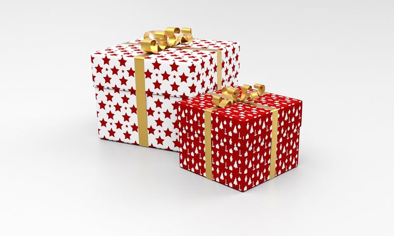 Recycled gift wrap